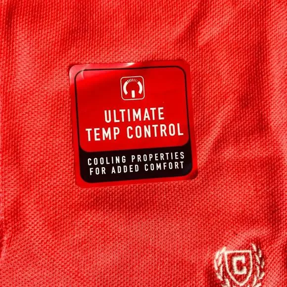 CHAPS Brand New Red Polo with Temperature Control - Picture 8 of 11